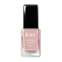 LONDONTOWN Kur Nail Veil No.4 wzmacniająca tonująca pielęgnacja do paznokci Pudrowy róż 12 ml