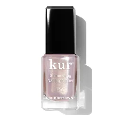 LONDONTOWN Kur Shimmering Nail Highlighter Sunkissed lak na nehty rozjasňující zlatý s třpytkami 12 ml