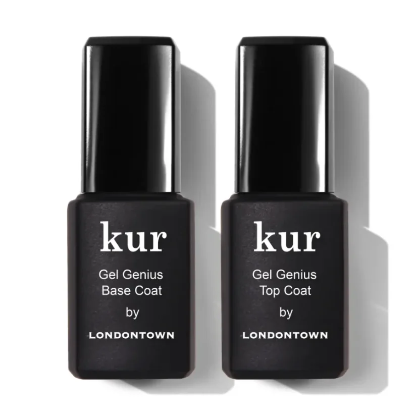 ONDONTOWN Kur Gel Like Set – Top Coat a Base Coat na nechty (2x12 ml)