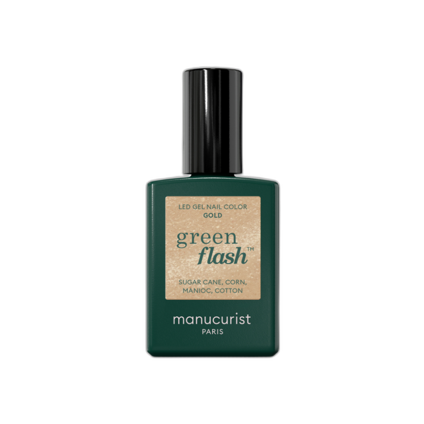 MANUCURIST GREEN FLASH LED LAKIER ŻELOWY GOLD 15ml