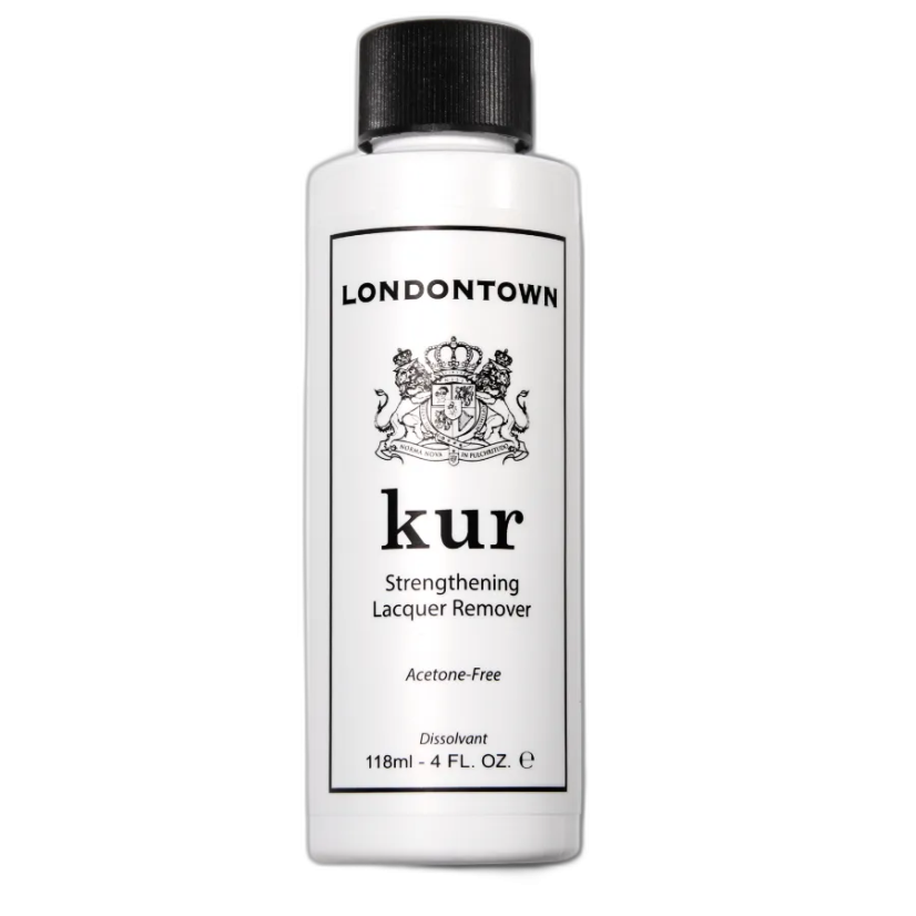 LONDONTOWN kur Odlakovač na nehty posilující Strengthening Lacquer Remover   118 ml