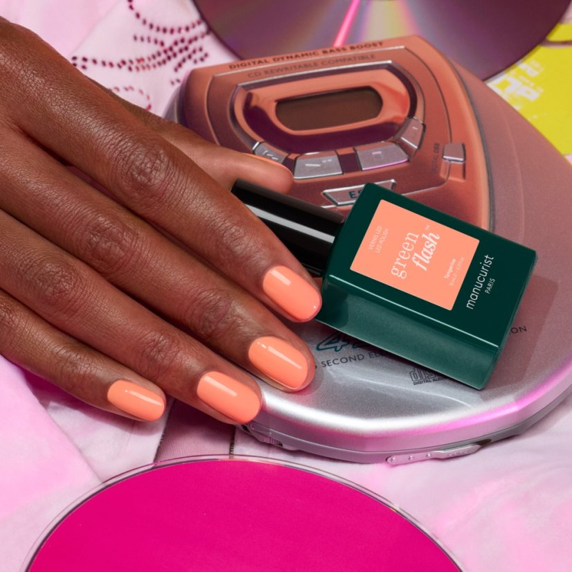 MANUCURIST GREEN FLASH LED LAKIER ŻELOWY TANGERINE 15ml