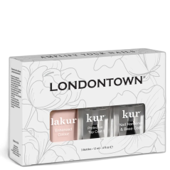 LONDONTOWN Sheer Mani Set na průsvitnou manikúru (3 ks)