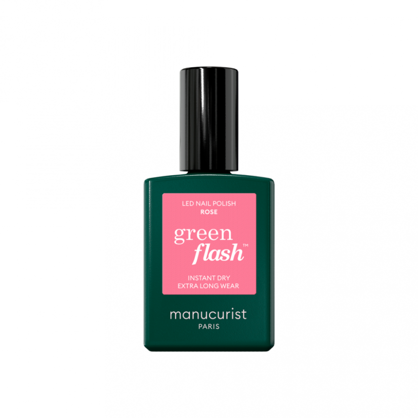 MANUCURIST GREEN FLASH LED LAKIER ŻELOWY ROSE 15ml