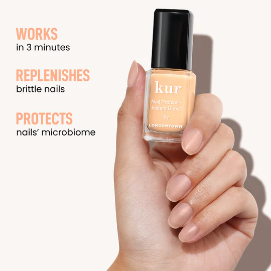 LONDONTOWN Kur Nail Probiotic Instant Boost péče o slabé a tenké nehty   12 ml