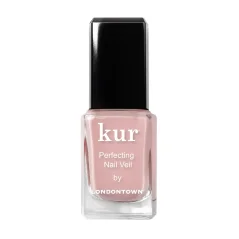 LONDONTOWN Kur Nail Veil No.4 zpevňující tónovaná péče na nehty Pudrová růže 12 ml