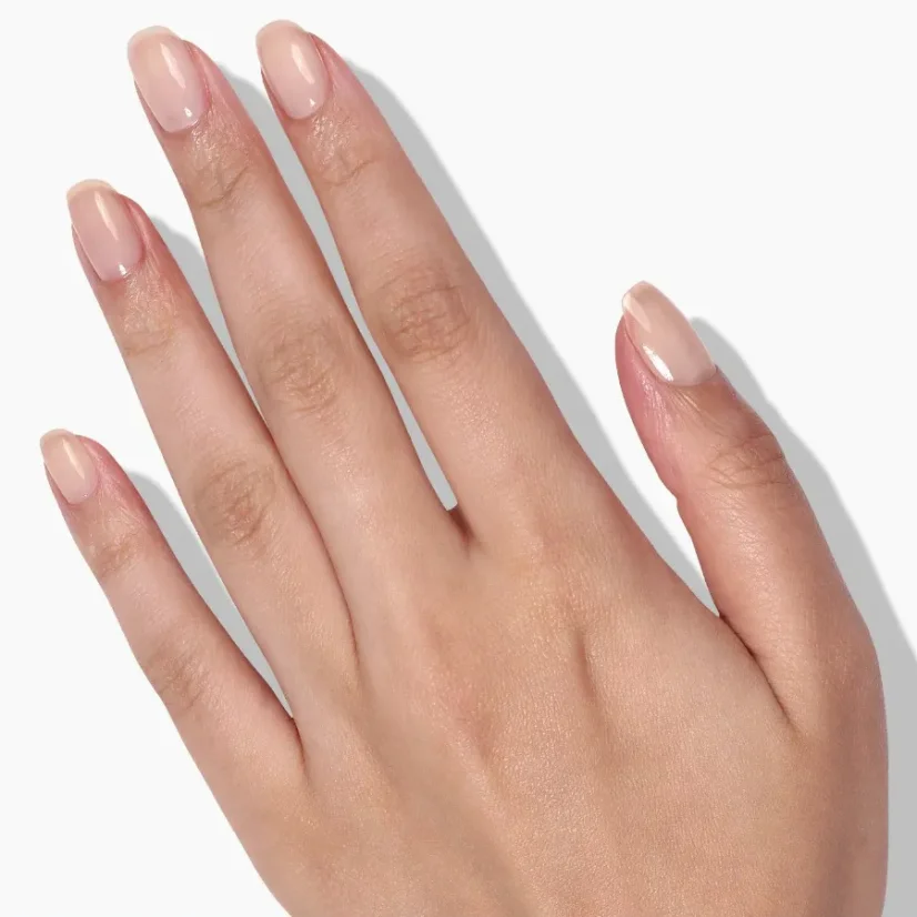 LONDONTOWN Kur Nail Veil No.1 zpevňující tónovaná péče na nehty meruňková béžová 12 ml