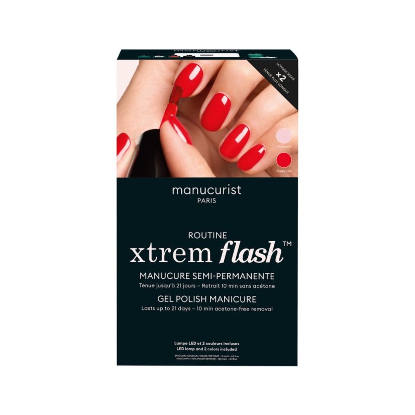 GREEN FLASH LED XTREM ROUTINE SET 36W  POPPY RED & HORTENCIA ZESTAV STARTOWY