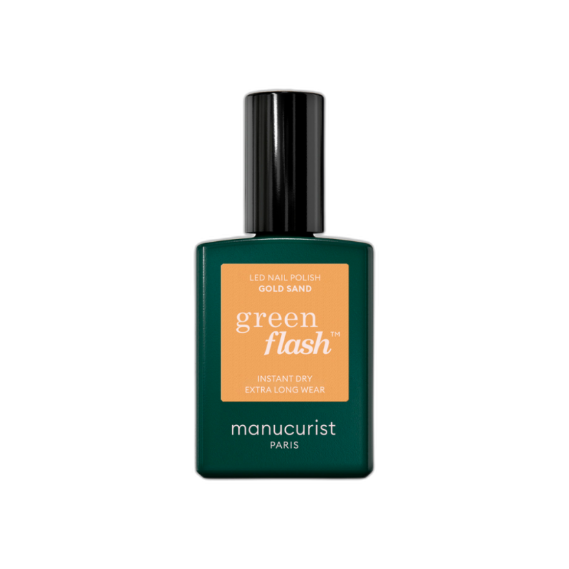 MANUCURIST GREEN FLASH LED GEL LAK GOLD SAND 15ml