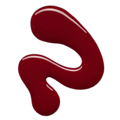 NUI COSMETICS PŘÍRODNÍ LAK NA NEHTY 03 DARK RED VIOLETT 14 ML