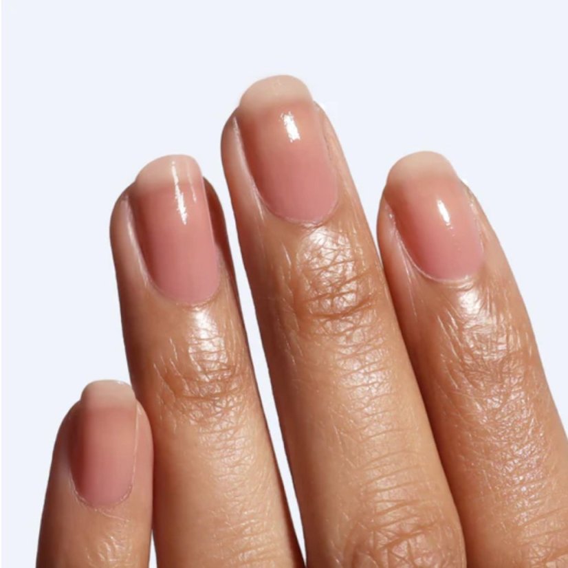 LONDONTOWN Kur Nail Veil No.4 zpevňující tónovaná péče na nehty Pudrová růže 12 ml
