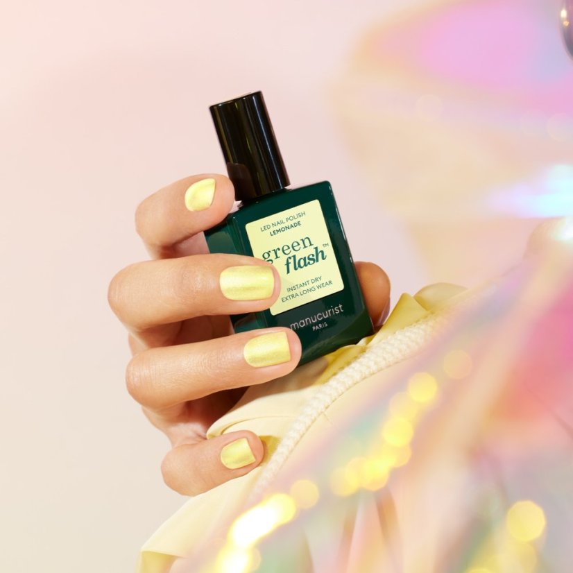 MANUCURIST GREEN FLASH LED LAKIER ŻELOWY LEMONADE 15ml