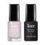 LONDONTOWN Kur Conceal & Go Pink set rozjasňovač nechtov ružový a Gel Genius Top Coat 2x12 ml