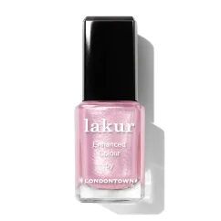 LONDONTOWN Lakur Pink Strawberry lak na nechty ružový s trblietkami 12 ml