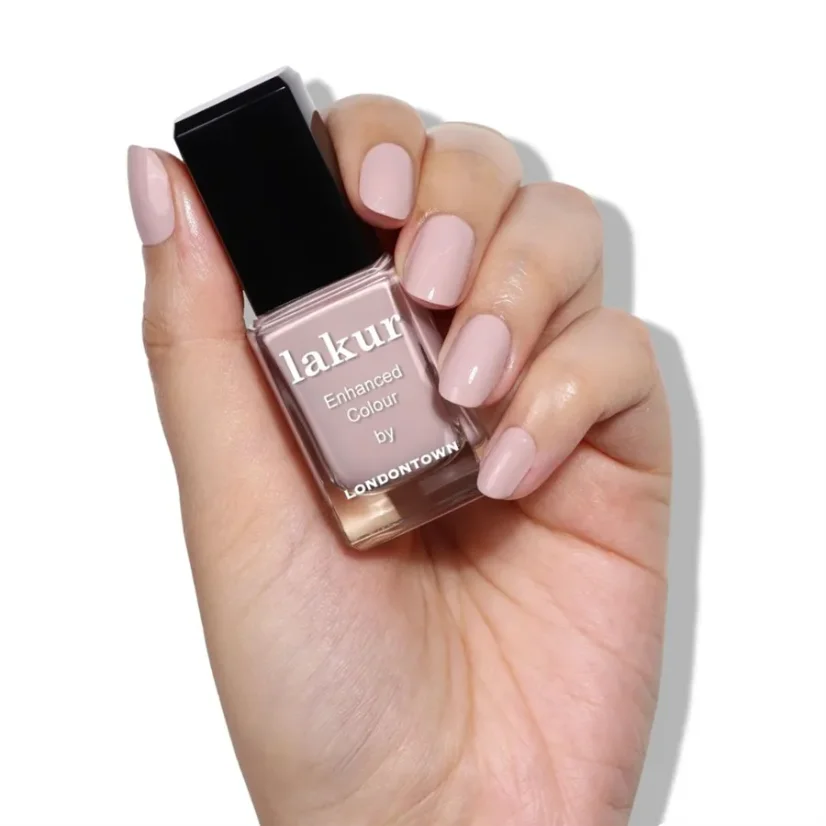LONDONTOWN Lakur Off the Record lak na nechty pastelová mauve 12 ml
