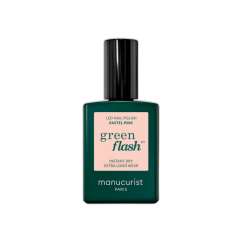 MANUCURIST GREEN FLASH LED LAKIER ŻELOWY PASTEL PINK 15ml