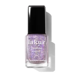 LONDONTOWN Lakur Grape Fizz lak na nehty holografické glitry 12 ml