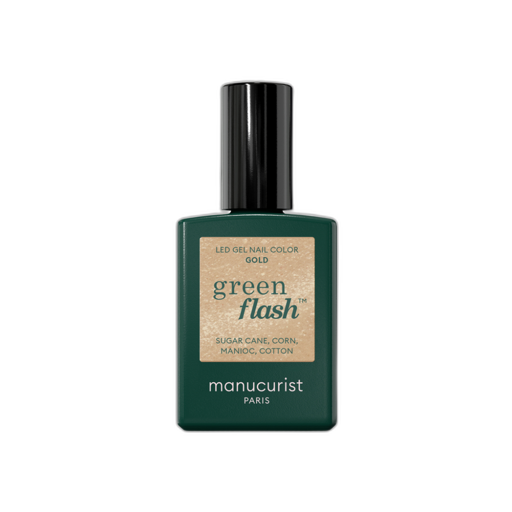 Manucurist Green Flash LED gél lak Gold 15 ml