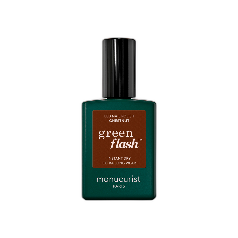 Manucurist Green Flash LED gél lak Chestnut 15 ml