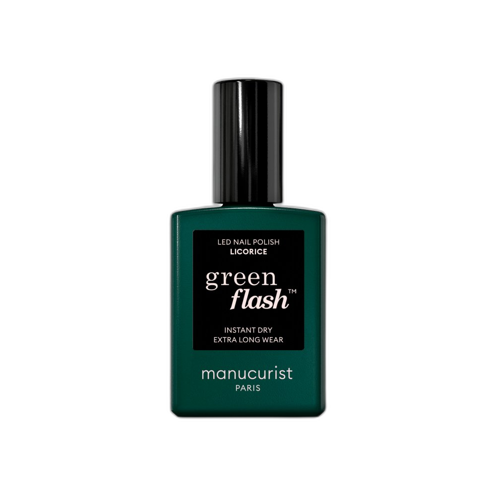 Manucurist Green Flash LED lakier żelowy Licorice 15 ml