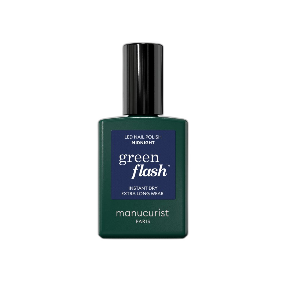 Manucurist Green Flash LED gél lak Midnight 15 ml