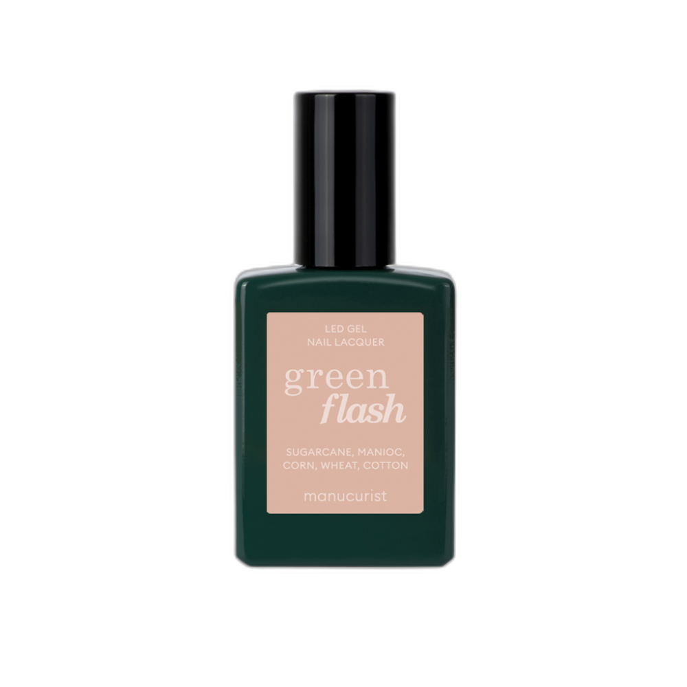 Manucurist Green Flash LED lakier żelowy Shell Beige 15 ml